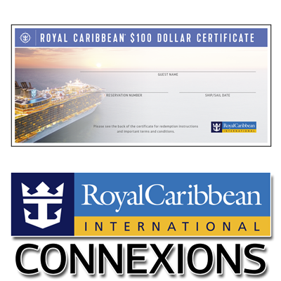 RCCL Certificates - Connexion $100